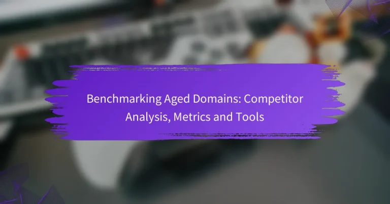 老域名基准测试：竞争对手分析、指标和工具
